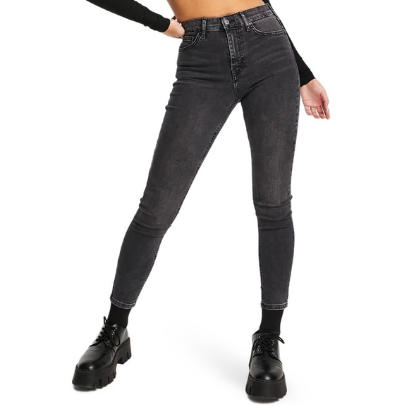 Black TOPSHOP Skinny Jeans - Picture 1 of 11